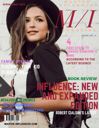 Cover page of Master Influencer Magazine Spring/May 2021 Issue No. 5